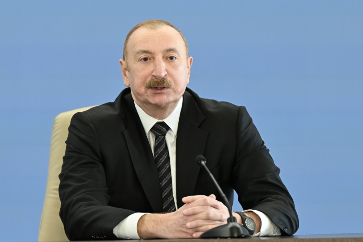 Azərbaycan Prezidenti: Bu gün biz Şərq-Qərb nəqliyyat dəhlizinin inkişafına böyük vəsait yatırırıq