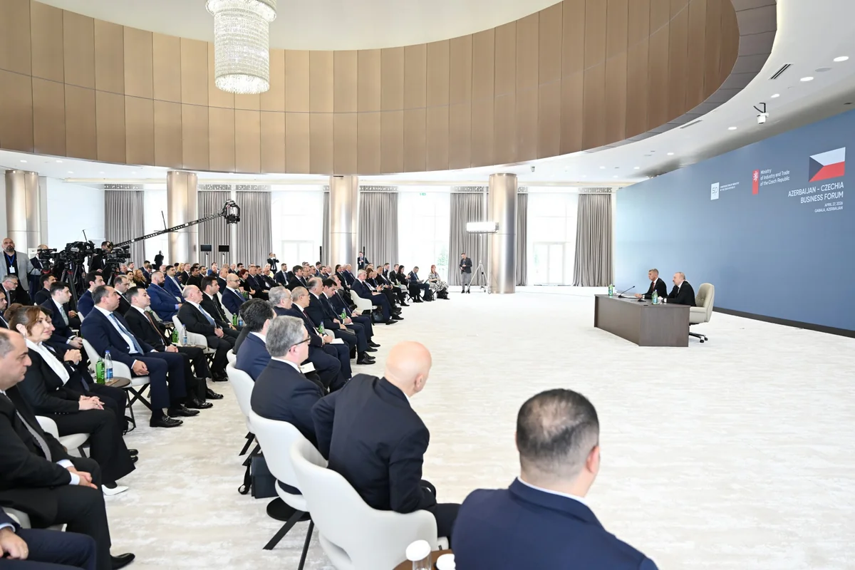 Çexiyanın Baş naziri: Bugünkü forum Azərbaycanla əməkdaşlığı mütləq gücləndirəcək və irəlilədəcək