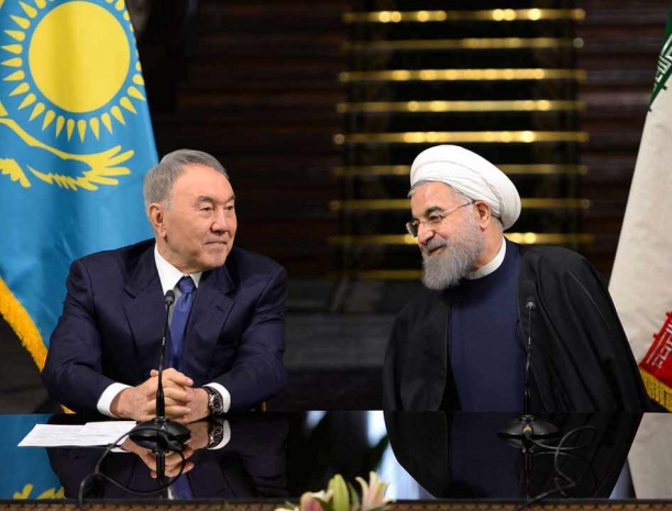 Президенты Казахстана и Ирана провели совместный брифинг по итогам встречи
