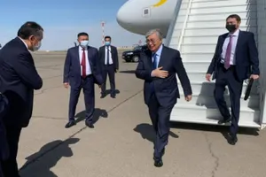 Токаев с рабочим визитом прибыл в Актау