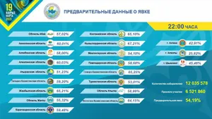 Предварительные итоги явки избирателей озвучили в ЦИК РК